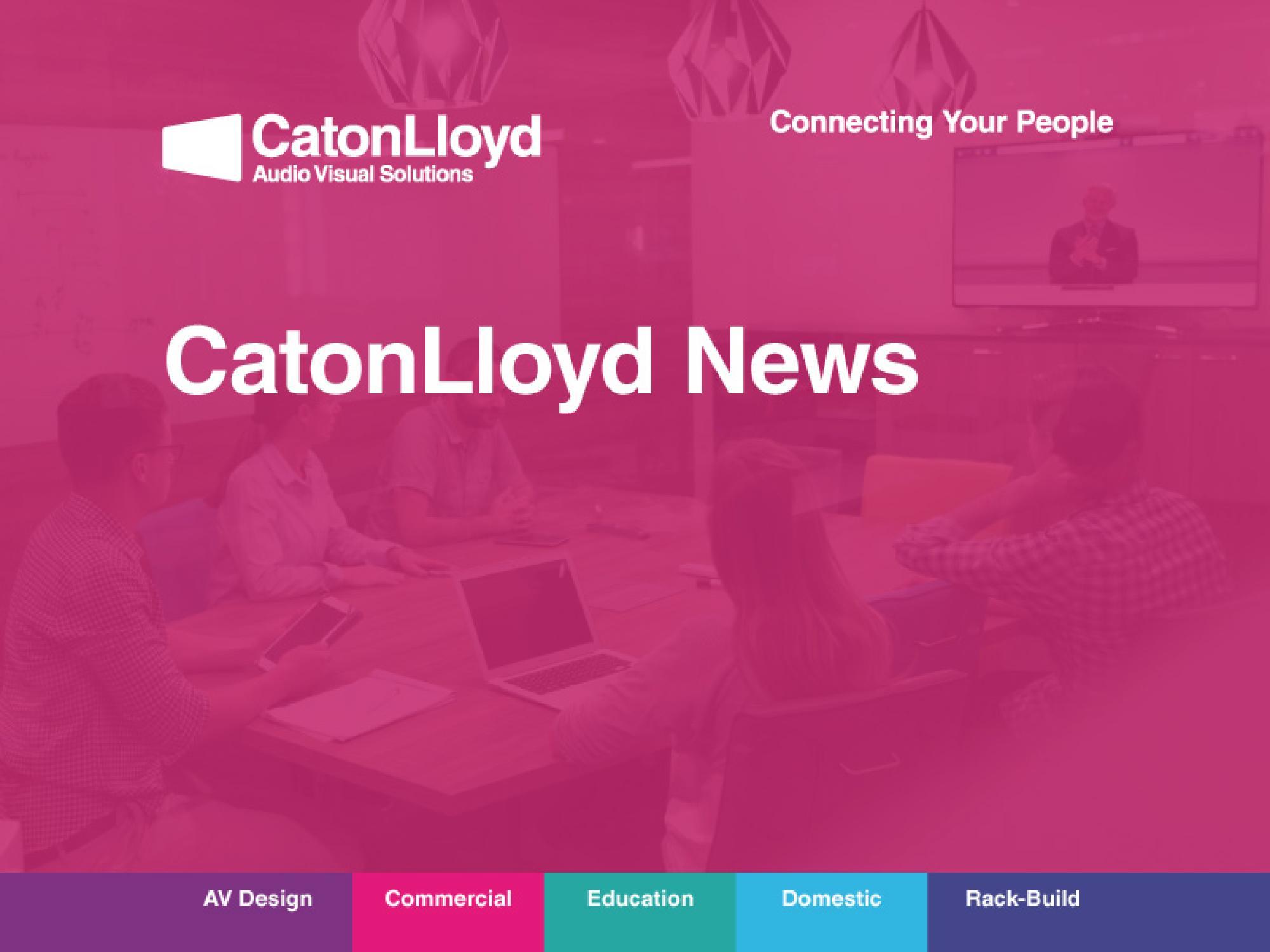 CatonLloyd manages global audio visual installation for major client - CatonLloyd Audio Visual, Manchester