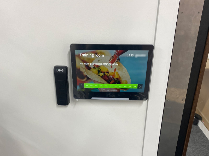Digital booking system installed for use in Meeting Rooms, Warrington | CatonLloyd Audio Visual