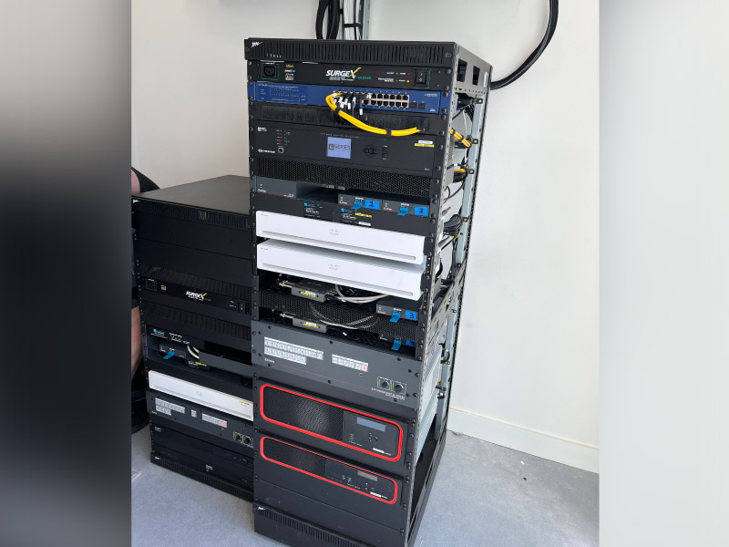 Comms rack upgrade and build, Dublin | CatonLloyd Audio Visual