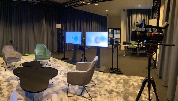 Photo of a training suite installation for a international brand based in Sweden